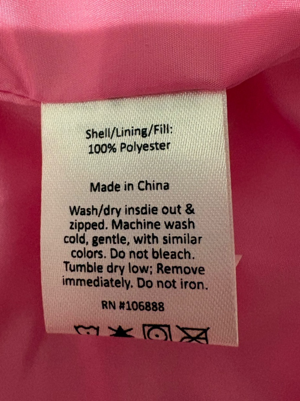 Appaman Girls Tie Dye Puffer Vest Size 8 Pink Blue Purple Zip Front Jacket - Picture 9 of 10
